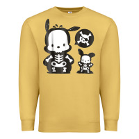 Antique Gold pochacco skeleton halloween shirt Premium Sweatshirt - longCreatives