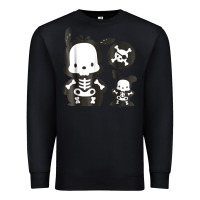 Pochacco Skeleton Halloween Shirt Premium Sweatshirt | Teevron