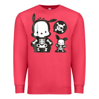 Cardinal pochacco skeleton halloween shirt Premium Sweatshirt - longCreatives