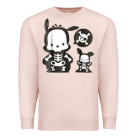 Pale Pink pochacco skeleton halloween shirt Premium Sweatshirt - longCreatives