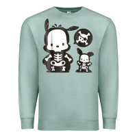 Seafoam pochacco skeleton halloween shirt Premium Sweatshirt - longCreatives