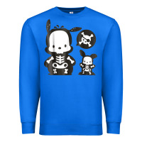 True Royal pochacco skeleton halloween shirt Premium Sweatshirt - longCreatives