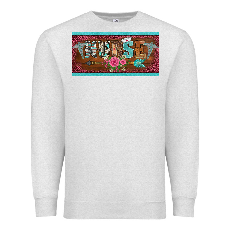 Western Nurse With Medical  Symbol Caduceus And Arrow License Plate Te Premium Sweatshirt by BarkalooDesign | Teevron