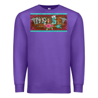 Purple western nurse with medical  symbol caduceus and arrow license plate te Premium Sweatshirt - BarkalooDesign