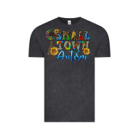 Vintage Black small town autism Vintage Tee - CowGirlArtShop