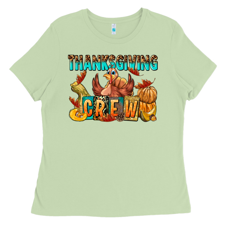 Thanksgiving Crew Ladies Tee by NancyCooperArtShop | Teevron