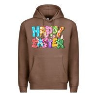Chestnut Happy Easter Premium Hoodie - CowhideDigitalArt