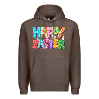 Coffee Happy Easter Premium Hoodie - CowhideDigitalArt