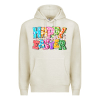 Oatmeal Heather Happy Easter Premium Hoodie - CowhideDigitalArt