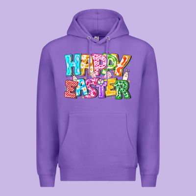Happy Easter Premium Hoodie Designed By Cowhidedigitalart