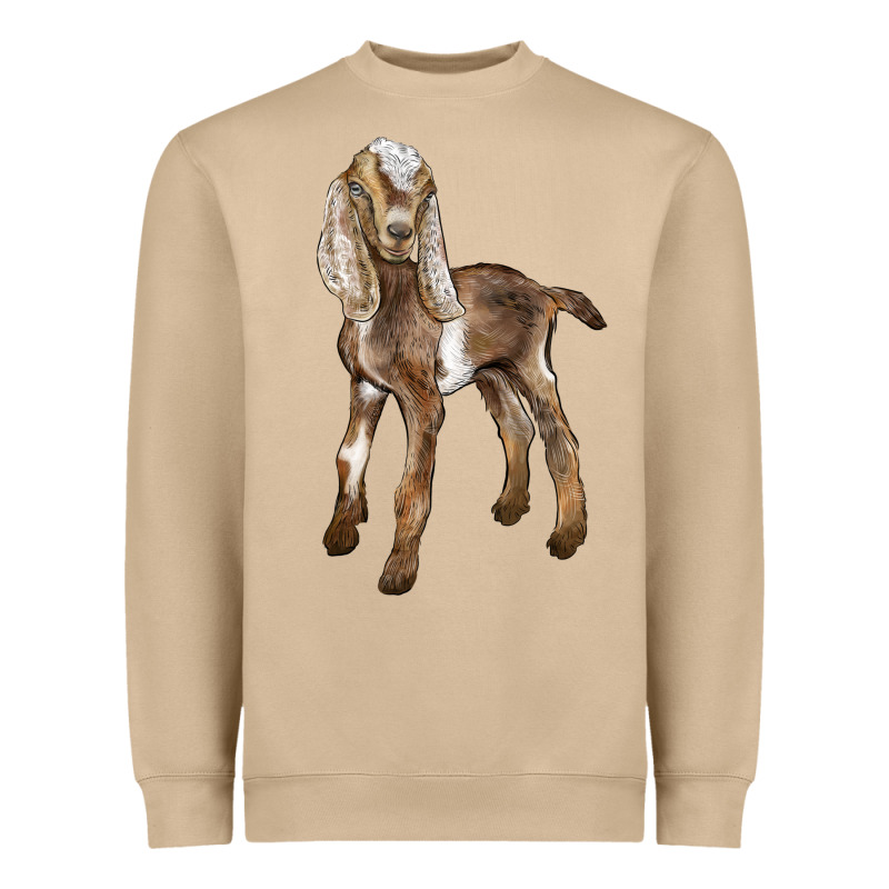 Baby Nubian Goat Heavyweight Sweatshirt by LillyAllenDesigns | Teevron
