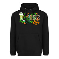 Black st.patricks nurse life Heavyweight Hoodie - BarkalooDesign