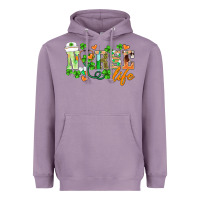 Lavender st.patricks nurse life Heavyweight Hoodie - BarkalooDesign