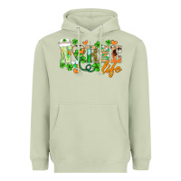 Matcha st.patricks nurse life Heavyweight Hoodie - BarkalooDesign