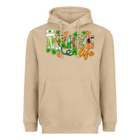 Mushroom st.patricks nurse life Heavyweight Hoodie - BarkalooDesign