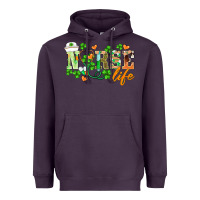 Plum st.patricks nurse life Heavyweight Hoodie - BarkalooDesign