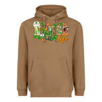 Toasted Coconut st.patricks nurse life Heavyweight Hoodie - BarkalooDesign