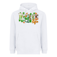 White st.patricks nurse life Heavyweight Hoodie - BarkalooDesign