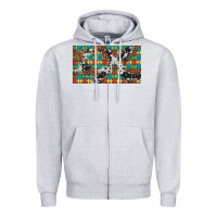 Heather Grey western autism  cup Zipper Hoodie - Artiststas