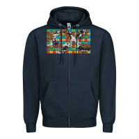 Navy western autism  cup Zipper Hoodie - Artiststas