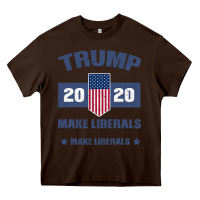Chocolate Brown Trump Quotes Heavy Core Tee - Bettercallsaul