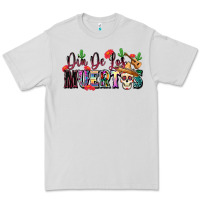 Dove Grey Dia De Los Muertos Premium Tee - texasbilliewilder