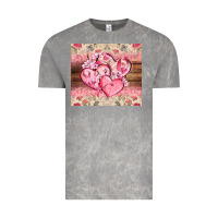 Cloud Rock cancer hearts Vintage Tee - CowGirlArtShop