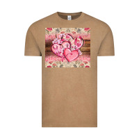 Vintage Coffee cancer hearts Vintage Tee - CowGirlArtShop