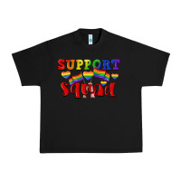 Black Support squad pride Urban Heavy Tee - CowGirlArtShop