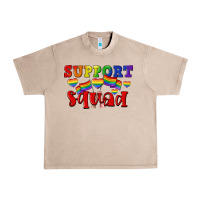 French Oak Support squad pride Urban Heavy Tee - CowGirlArtShop