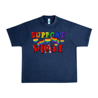 Navy Support squad pride Urban Heavy Tee - CowGirlArtShop