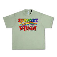 Oil Green Support squad pride Urban Heavy Tee - CowGirlArtShop
