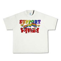 Pistachio Support squad pride Urban Heavy Tee - CowGirlArtShop
