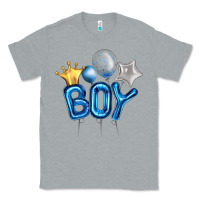 Heather Grey Birthday Boy Balloon Classic Tee - Artiststas