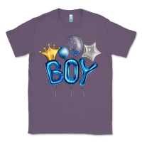 Lavender Birthday Boy Balloon Classic Tee - Artiststas