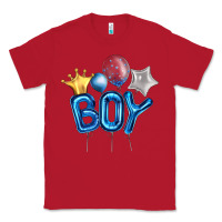 Red Birthday Boy Balloon Classic Tee - Artiststas