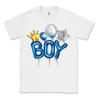 White Birthday Boy Balloon Classic Tee - Artiststas