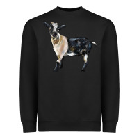 Black Tennessee Fainting Goat Heavyweight Sweatshirt - LillyAllenDesigns
