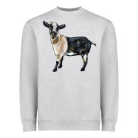 Heather Grey Tennessee Fainting Goat Heavyweight Sweatshirt - LillyAllenDesigns