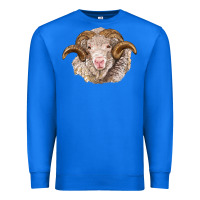 True Royal merino wool ram Premium Sweatshirt - BarkalooDesign