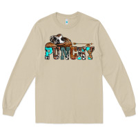 Mushroom western cowboy hat punchy Long Sleeve Tee - OliviaCreatesArt