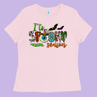 It's Spooky Season Ladies Tee Designed By Nancycooperartshop