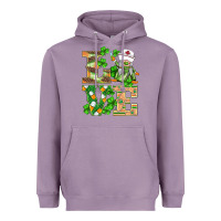 Lavender st.patricks nurse love gnomies Heavyweight Hoodie - BarkalooDesign