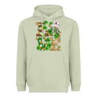 Matcha st.patricks nurse love gnomies Heavyweight Hoodie - BarkalooDesign