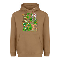 Toasted Coconut st.patricks nurse love gnomies Heavyweight Hoodie - BarkalooDesign
