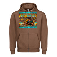 Chestnut Rottweiler with western background Zipper Hoodie - Artiststas