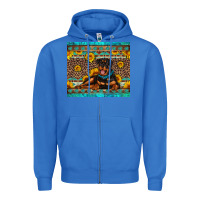 True Royal Rottweiler with western background Zipper Hoodie - Artiststas