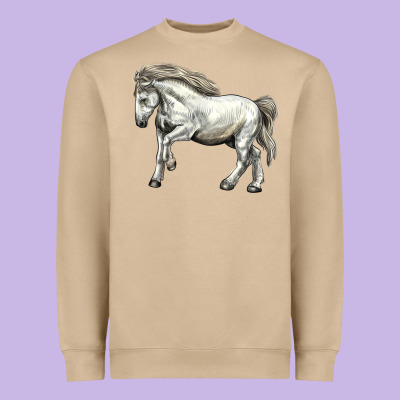 Percheron Horse Heavyweight Sweatshirt Designed By Lillyallendesigns