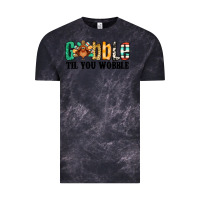 Cloud Black gobble til you wobble thanksgiving turkey Vintage Tee - Jasminsmagicworld