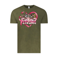 Vintage Olive brave and strong cancer awareness Vintage Tee - CowGirlArtShop